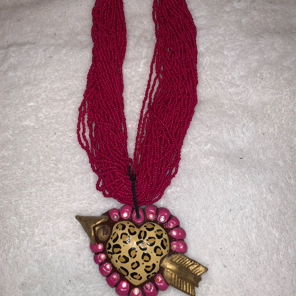 Clay necklace